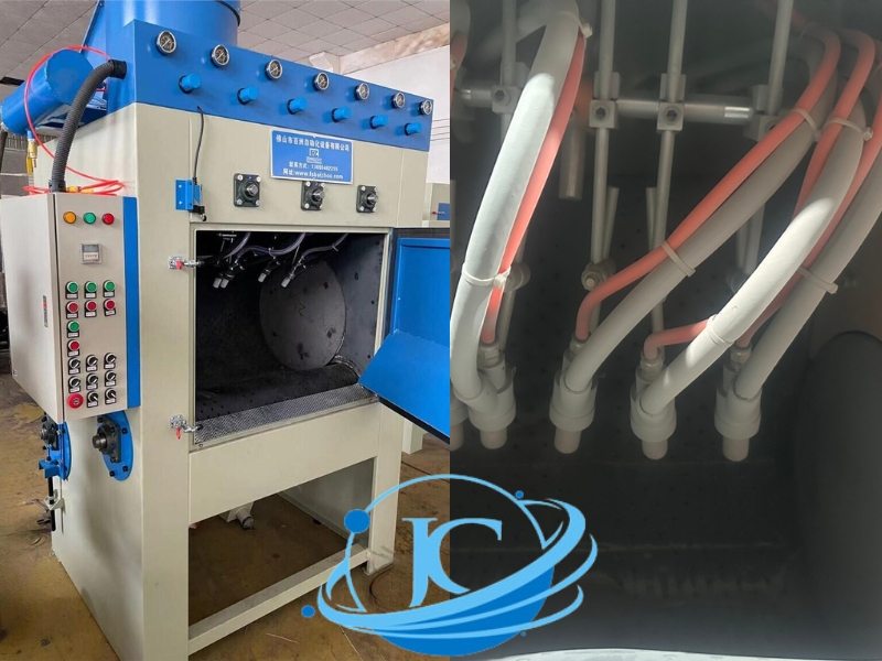 Máy Phun Cát Tự Động Thùng Đảo Q32