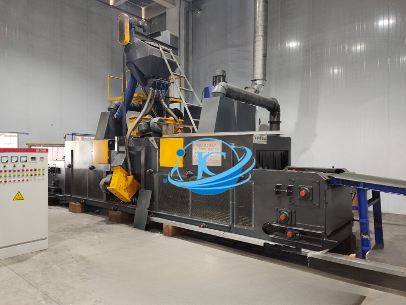 Máy Phun Bi Băng TảI lưới Tự Động