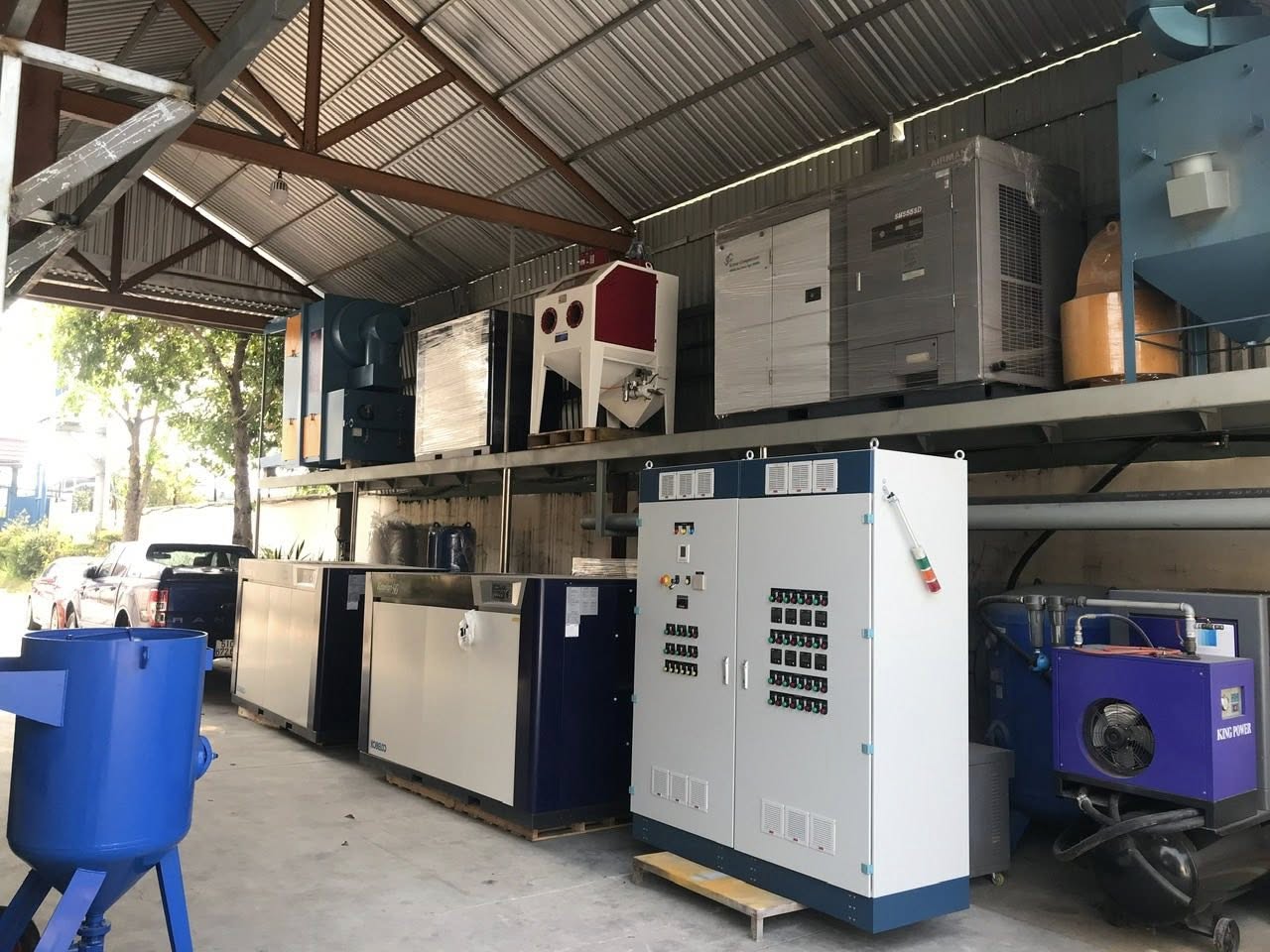 Máy bắn bi thép – Đặc tính và thông số kỹ thuật