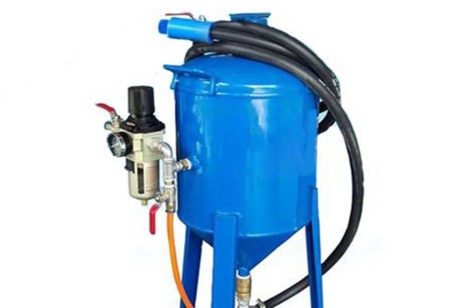 Khám phá chi tiết cấu tạo của cối phun cát mini