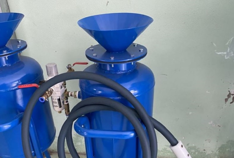 Đôi nét thông tin giới thiệu cối phun cát 25L
