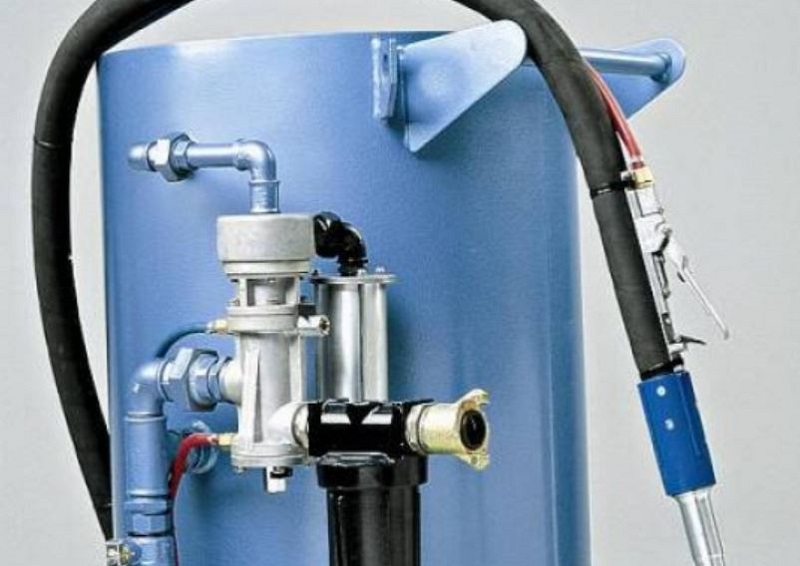 Cấu tạo cơ bản của cối phun cát 25L