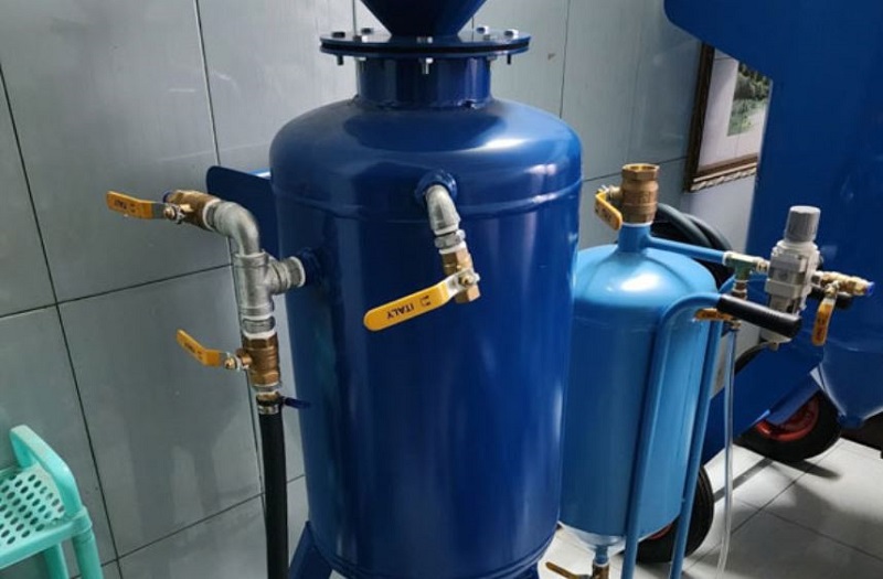 Ứng dụng thực tế của cối phun cát 25L