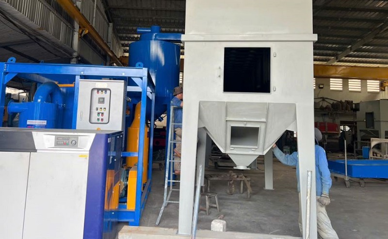 Điểm cộng nổi bật của máy phun cát CNC trên thực tế